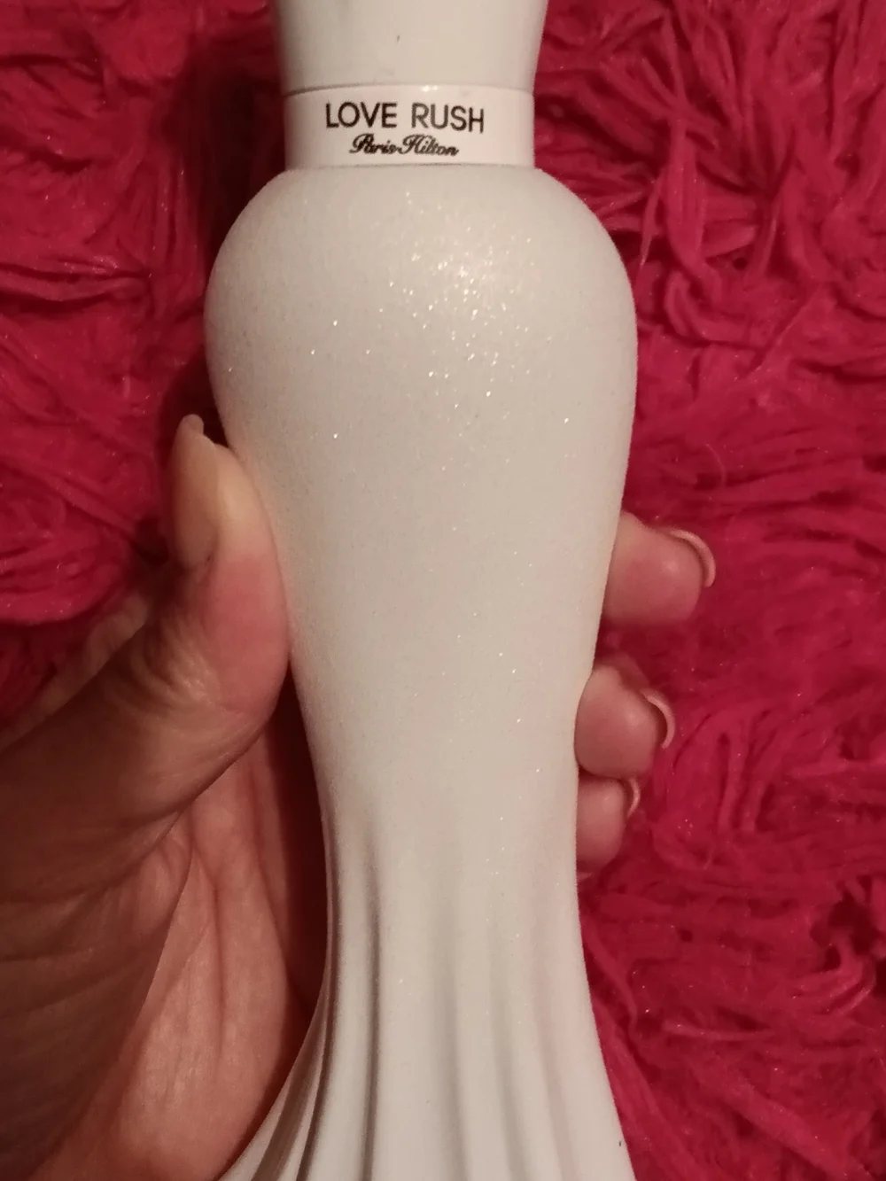Paris Hilton Love Rush Shimmery White Bottle
